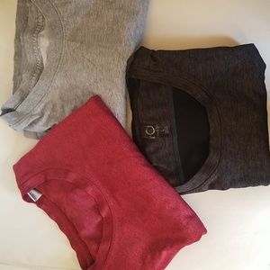 Activewear Three Shirt Bundle: Adidas, Nike, Ideology